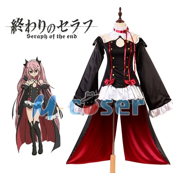 

Owari No Seraph Of The End Krul Tepes костюмы для косплея Лолита платье для хэллоуивечерние