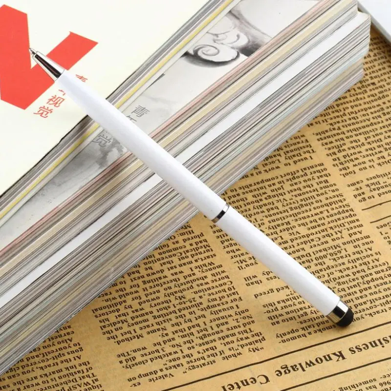 10 шт. тонкий стилус емкостный сенсорный Стилус из микрофибры для ipad iphone белый