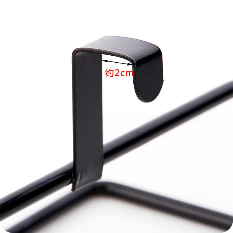 Вешалка для полотенец из кованого железа полка дверей шкафа одинарная тряпичная