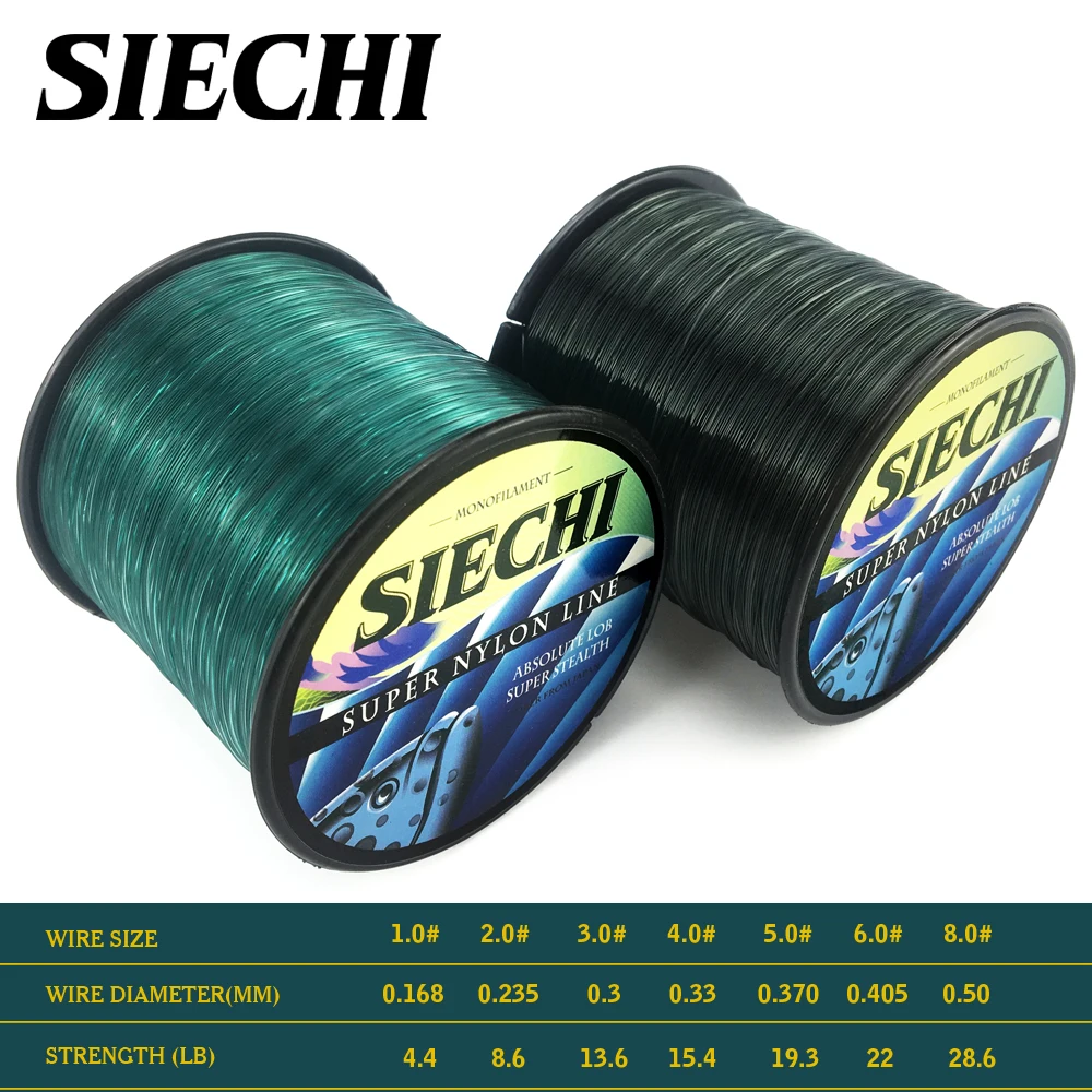 Леска из монофиламента SIECHI 1000 м|nylon fishing line|fishing linemonofilament nylon |