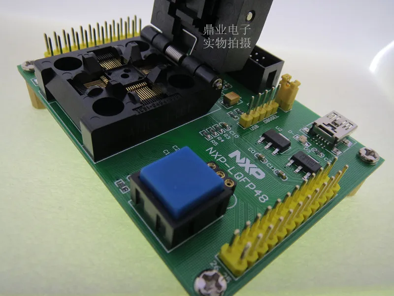 Оригинальное тестовое сиденье NXP IC LPC2101 LPC2102 LPC2103 Программирование сжигания LQFP48