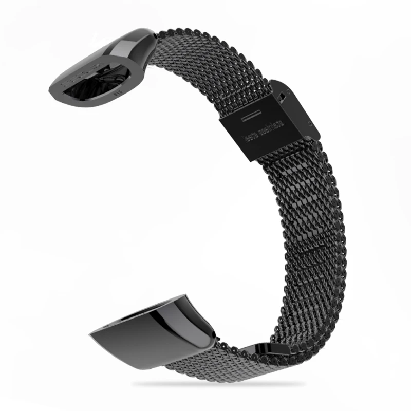 Black Mijobs Миланский металлический ремешок на запястье для huawei Band 2 Pro B19 B29 спортивный смарт-браслет для huawei Band 2 Pro браслет - Цвет: Black
