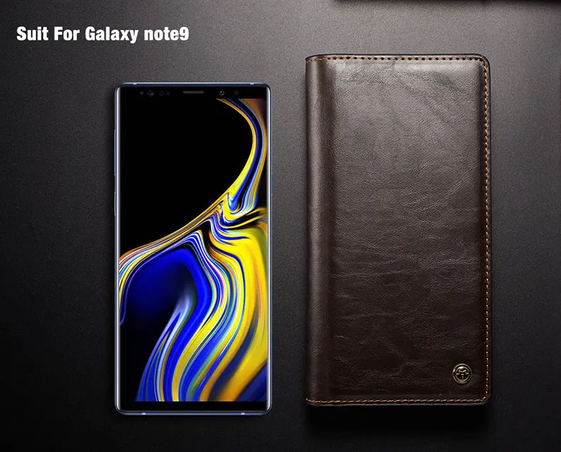 Кожаный чехол для samsung Galaxy A8 S9 S8 Plus, чехол-бумажник, книжка, ретро слот для карт, чехол для samsung S10 plus Capas
