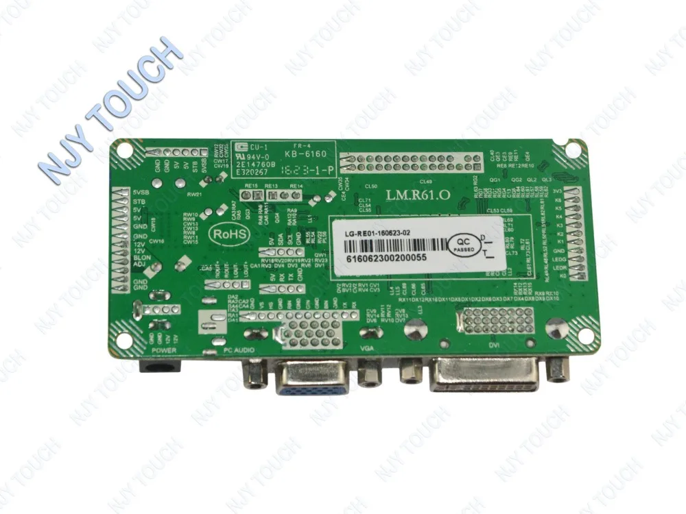 Плата драйвера ЖК-контроллера DVI DVA комплект LVDS для светодиодной светодиодный ели
