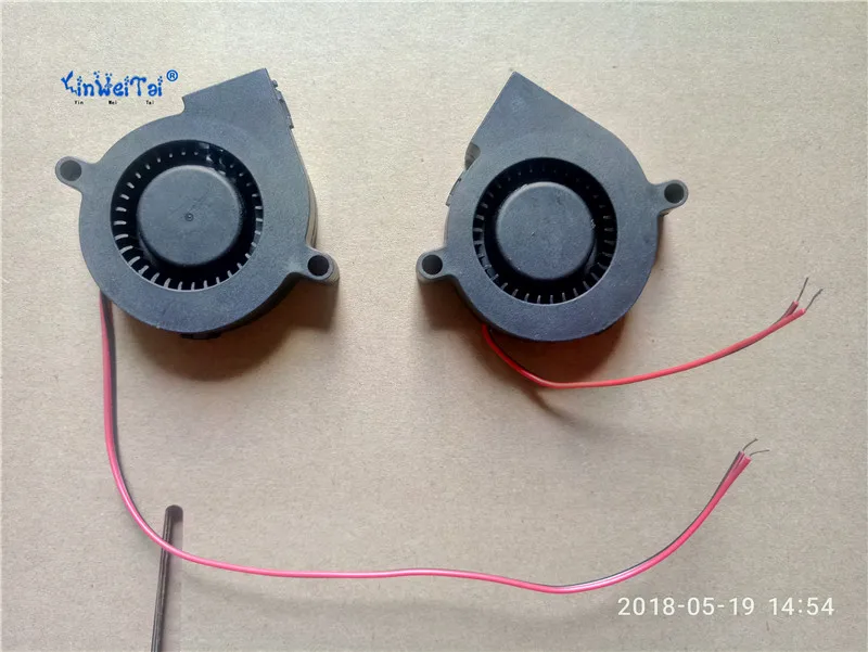 5 шт. 3D принтер вентилятор 5015 в 0.2A 12 В 0.4A рукав подшипника бесщеточный