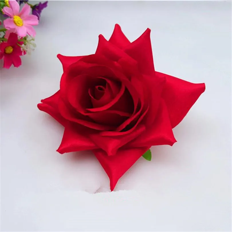 24 шт. искусственные розы 12 см диаметр|artificial rose flower heads|artificial flowerflower head |