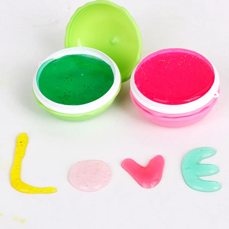 Kk 1 шт. macarons Хрустальная слизь игрушки Смарт моделирование из пластилина Полимерная глина Хрустальная Слизь-игрушка прозрачный кристалл