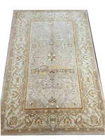 original single export turkish handmade carpets oushak ozarks pure wool carpet xa13 19 4x6gc158zieyg14