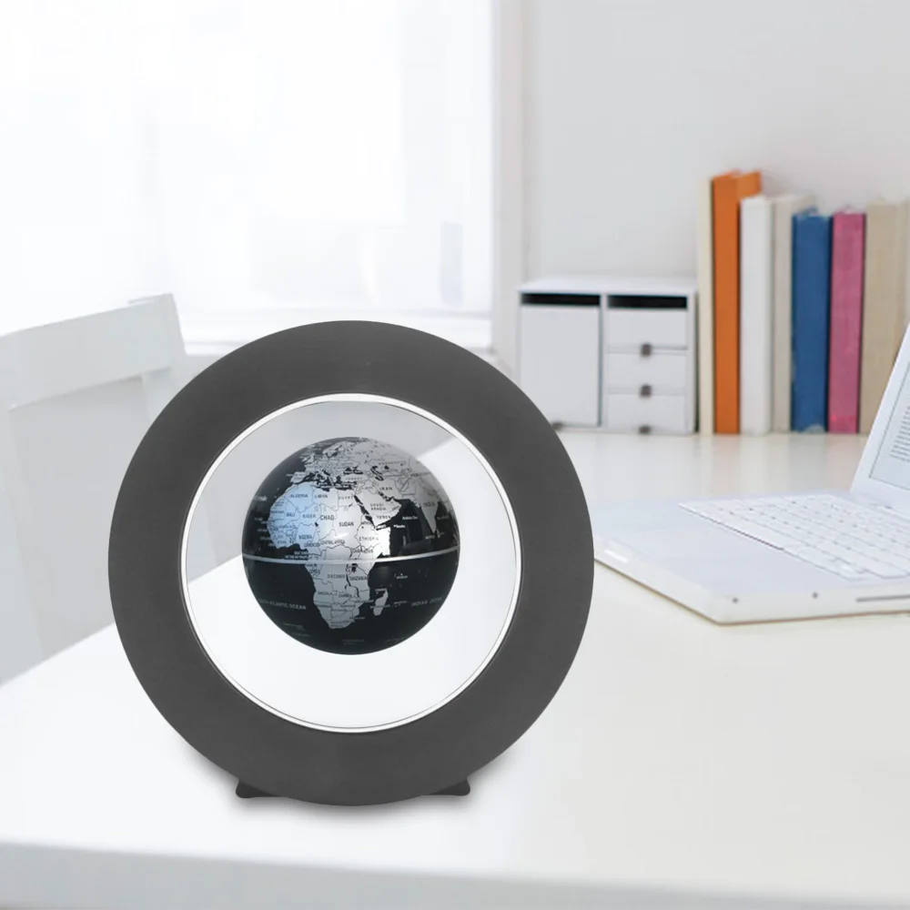 Магнитный левитационный Плавающий глобус 4 дюйма с цветными светодиодными