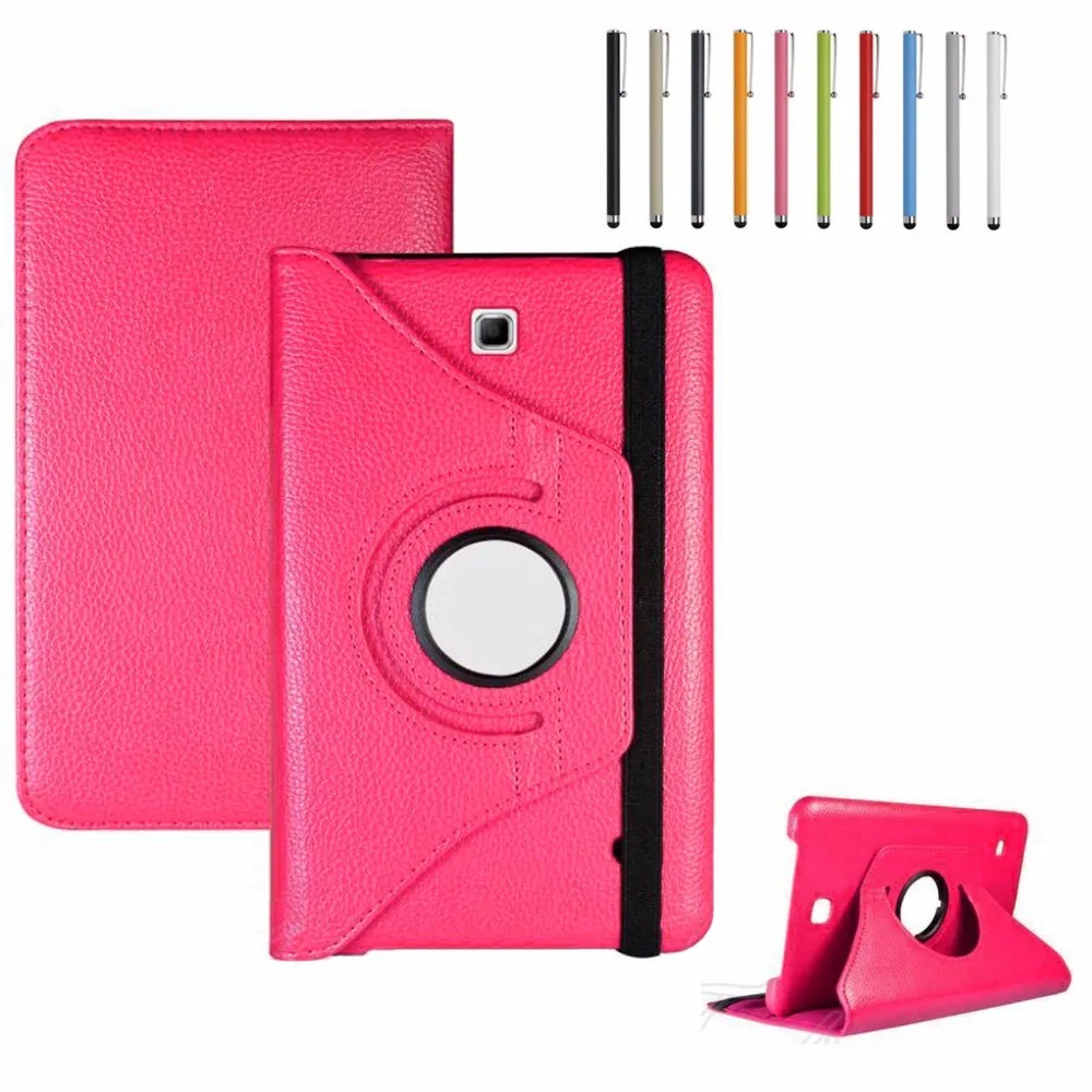 SM T230 T231 чехол для Samsung Galaxy Tab 4 7 0 дюймов T235 360 Вращение Флип PU кожаный Funda Capa|for samsung