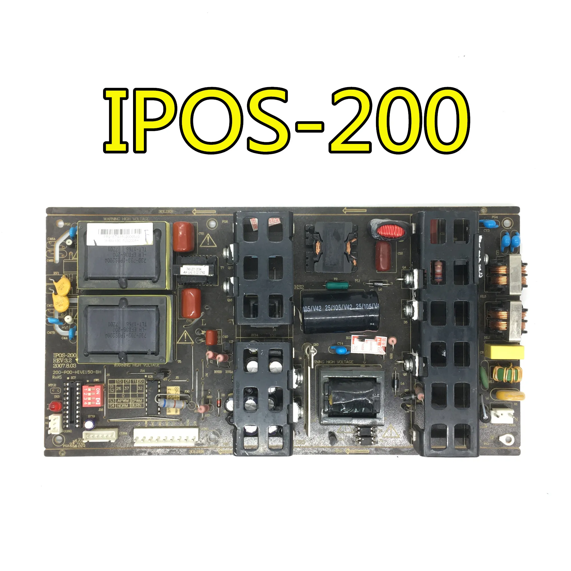 

100% test work for IPOS-200 REV:3.2 200-P00-HIVI150-BH IPOS200 power board