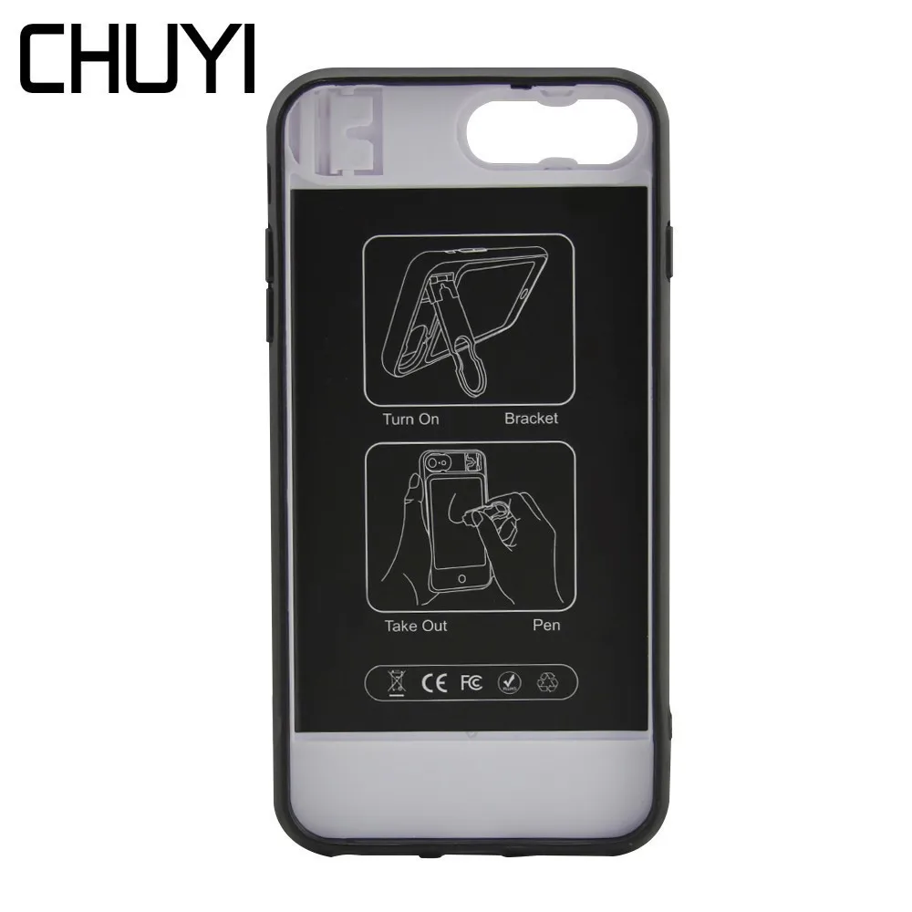 CHUYI ЖК-планшет чехол для iPhone 6 S 7 8 мини электронный почерк коврик доска для рисования блокноты со складной подставкой