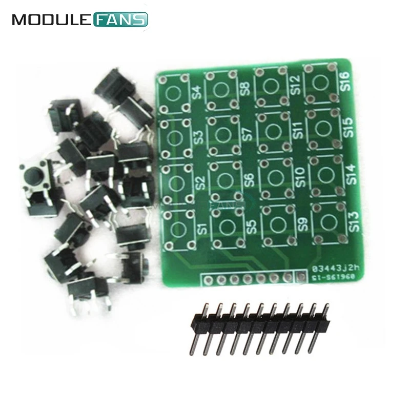 4x4 4*4 матричная клавиатура модуль клавиатуры 16 Botton микроконтроллер для Arduino atmel S1/2