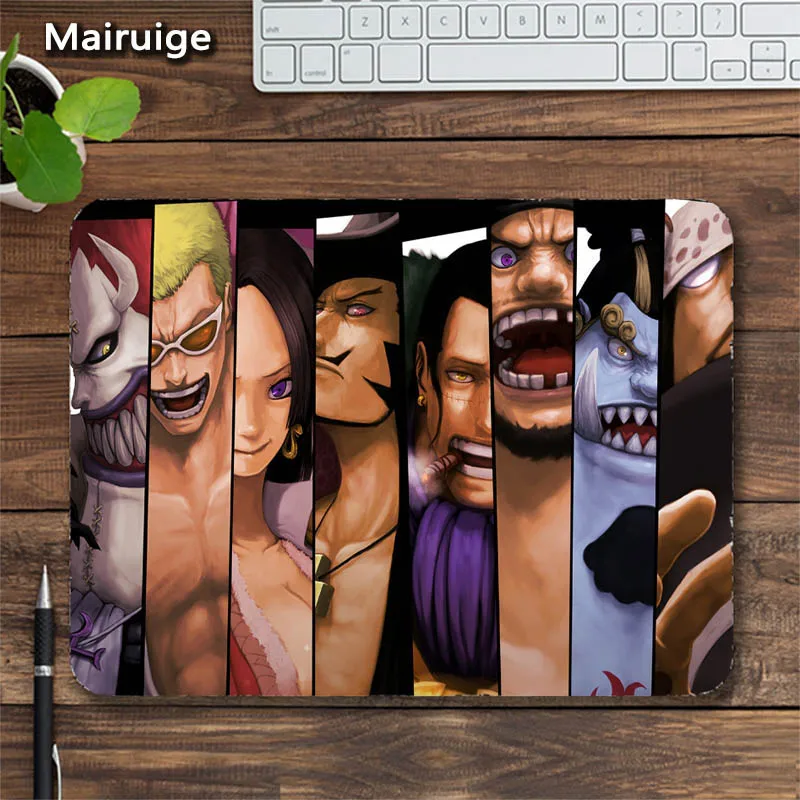Коврик для мыши Mairuige Аниме One Piece Обезьяна D Луффи ророноа Зоро сэр. Крокодил