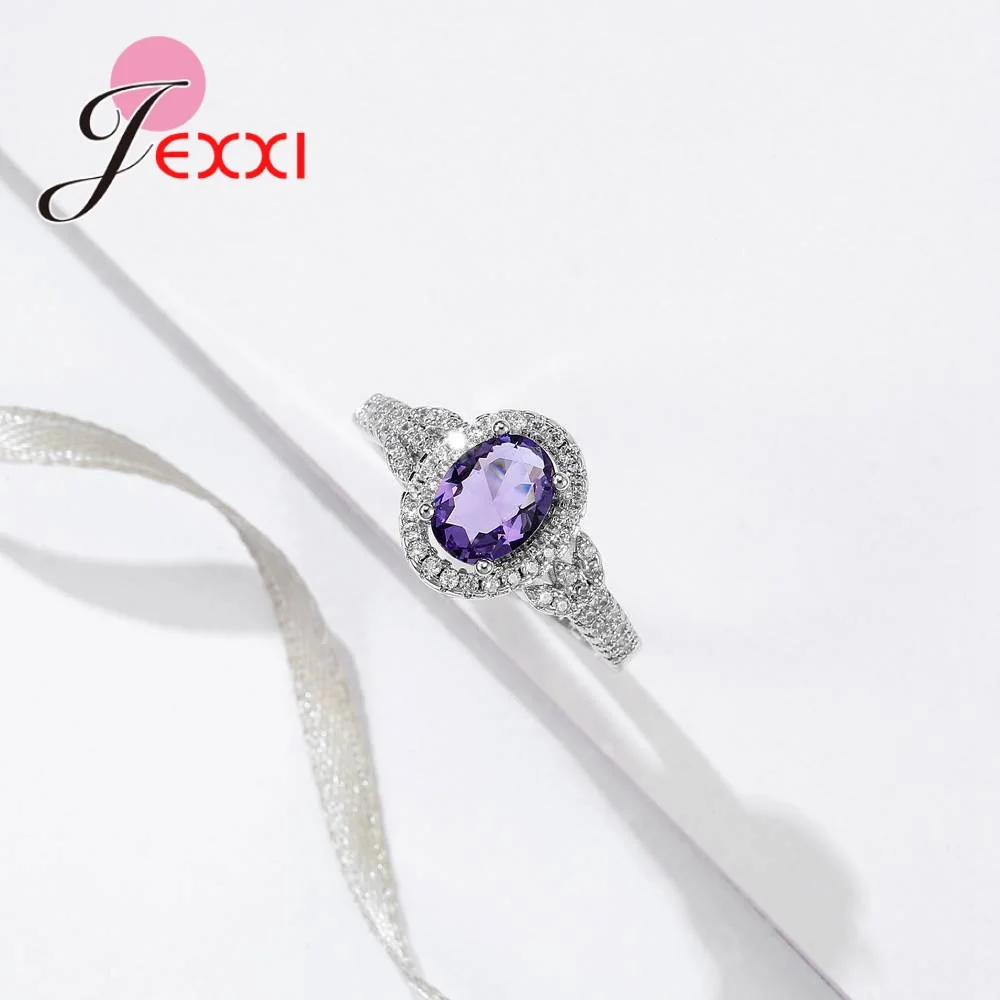 Лидер продаж Настоящее серебро 925 пробы женские свадебные кольца на палец с