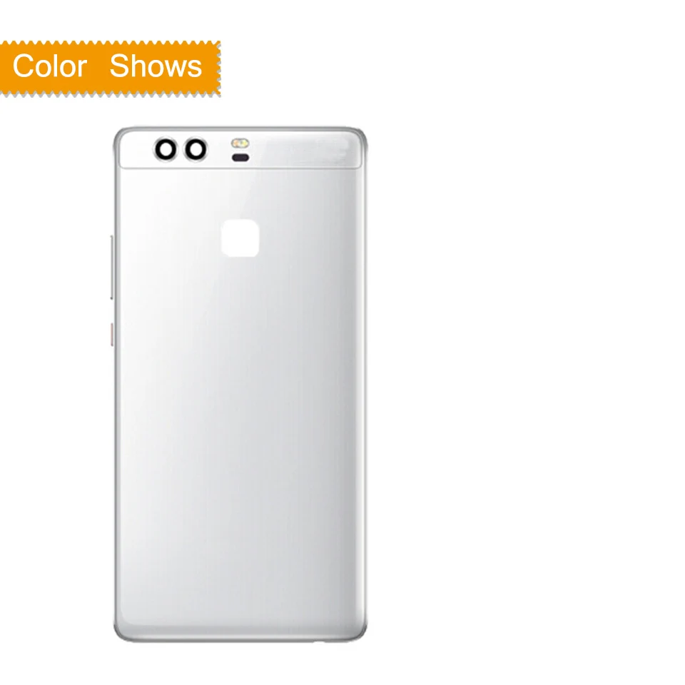 5," для huawei P9 EVA-L09 EVA-L19 EVA-L29 Корпус Батарея женские босоножки с закрытой пяткой Стекло задняя дверь Шасси Корпус сменная часть - Цвет: silver no gift
