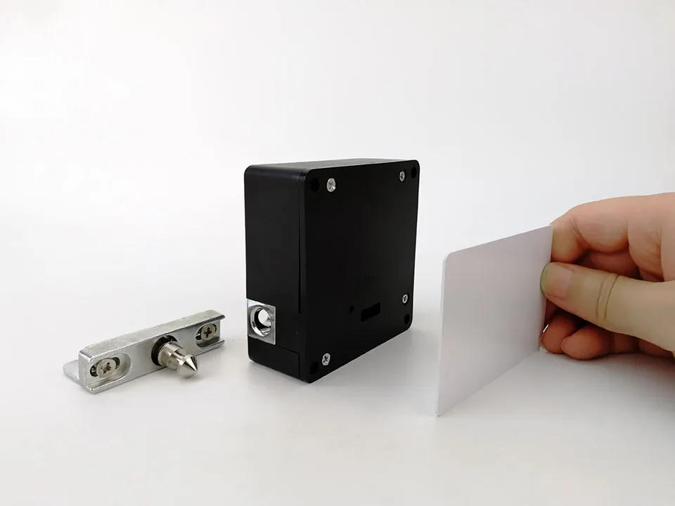 Умный электронный замок без отверстия установка невидимый скрытый RFID мебельный замок без ключа для ящика/шкафа датчик шкафчика