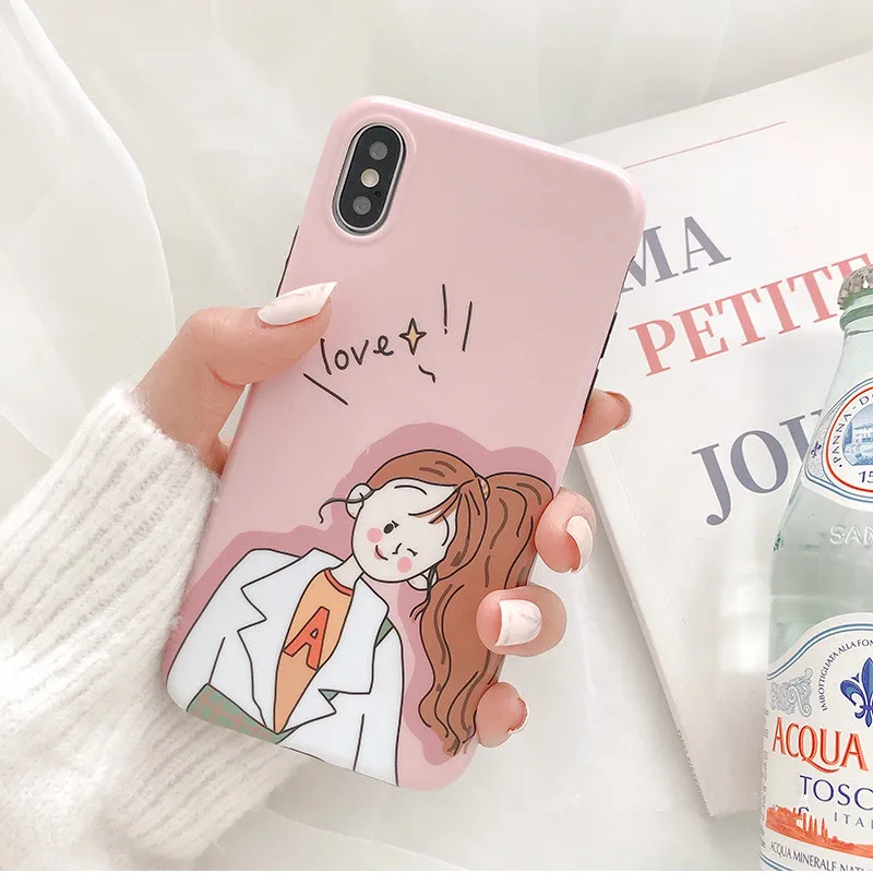 Чехол для iPhone 7 XR XS MAX X 8 6s 6 Plus мягкий чехол IMD |