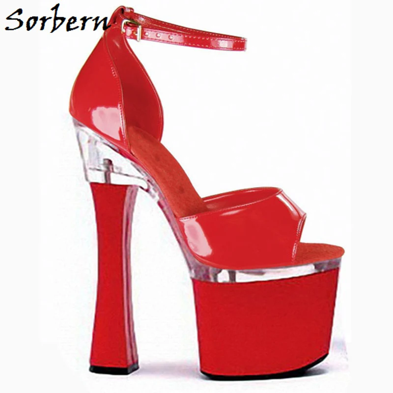 

Sorbern Womens Shoes Size 10 Sandals Designer Summer Open Toe High Heels Custom Color Sweet Party Decorations Ladies Sandals