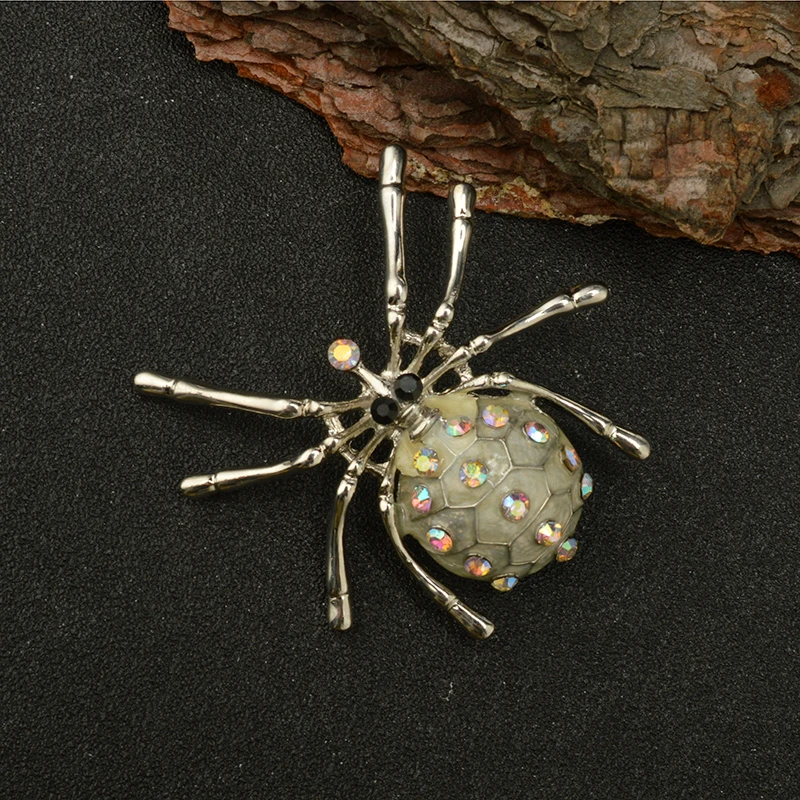 Недорогая Винтажная брошь в форме насекомого 2019 со стразами маленького хрусталя