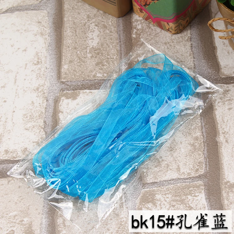 (10 м/лот) ширина 6 мм органза шифоновая лента из шелковой органзы DIY ремесло