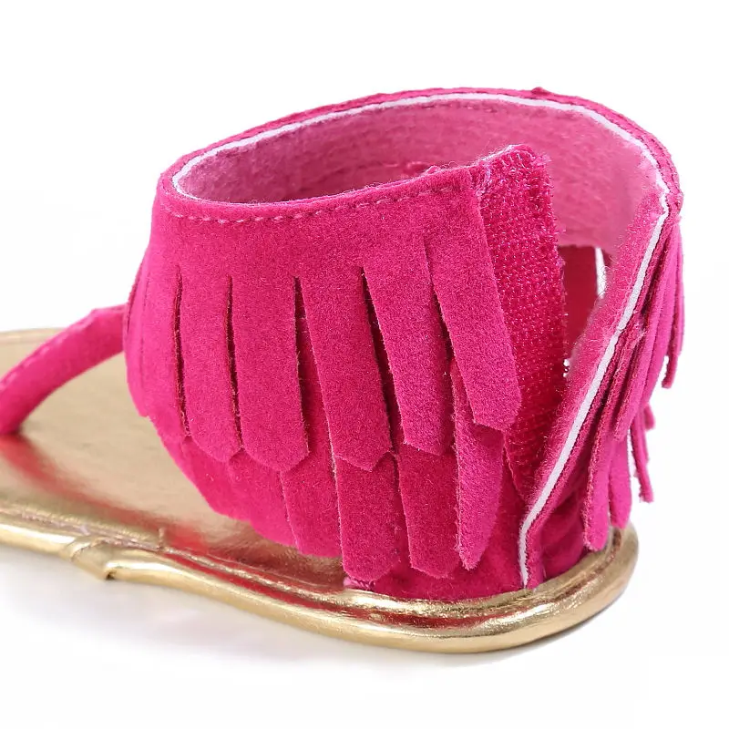 Мокасины с бахромой для детской кроватки сандалии кисточками лето 2017|newborn