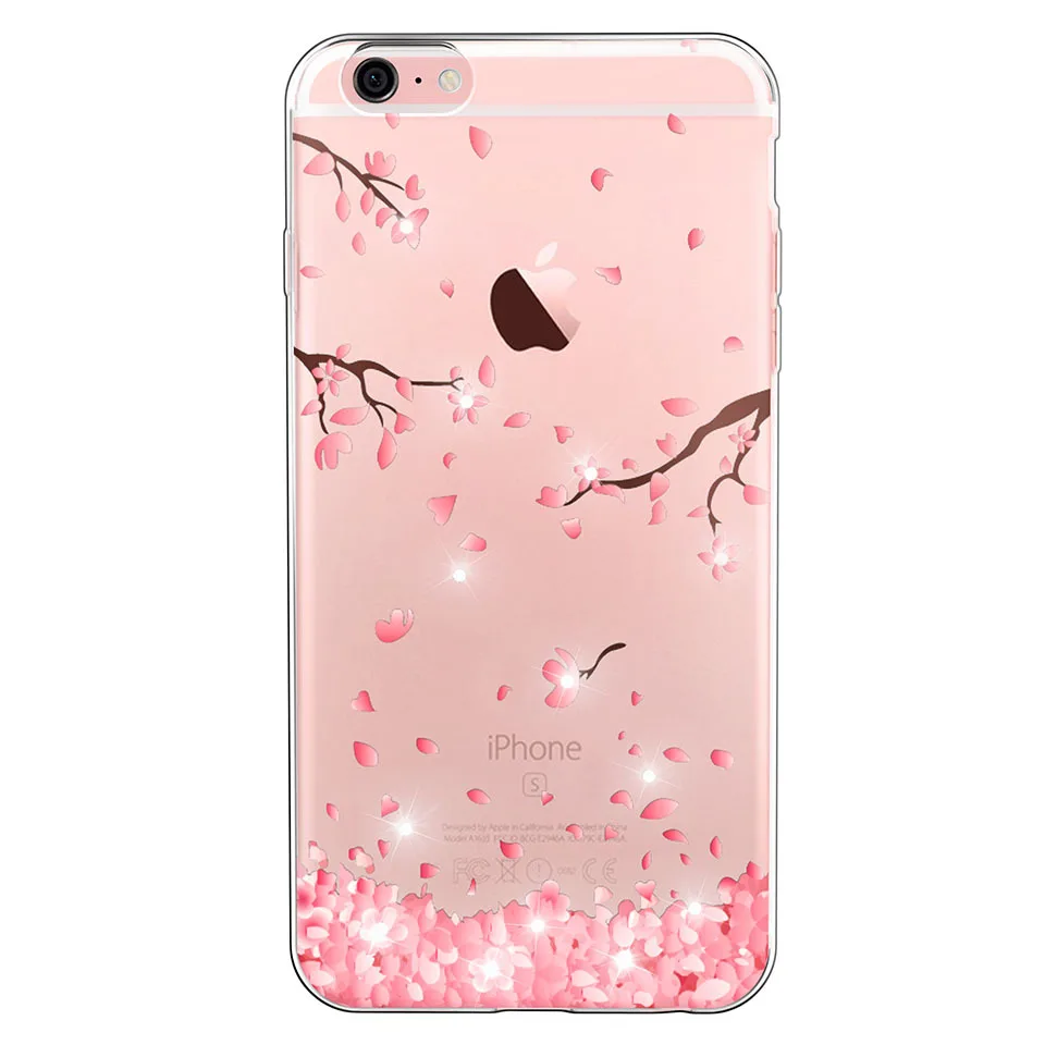 Чехол Easyacc для iphone 6 мягкий силиконовый чехол со стразами роскошный блестящий