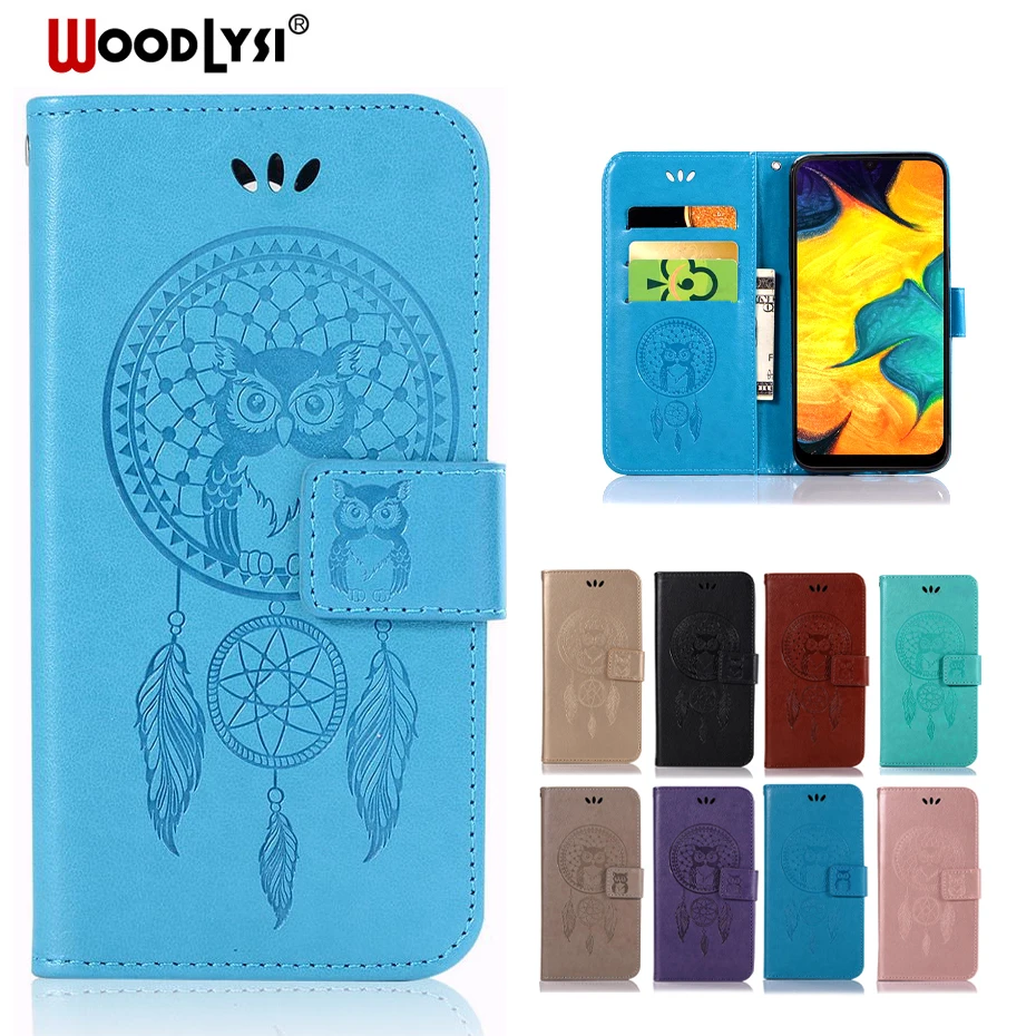 Чехол книжка из искусственной кожи для Samsung Galaxy A30 A50 A10 A20 S A40 M10 M20 M30 A70 A10E