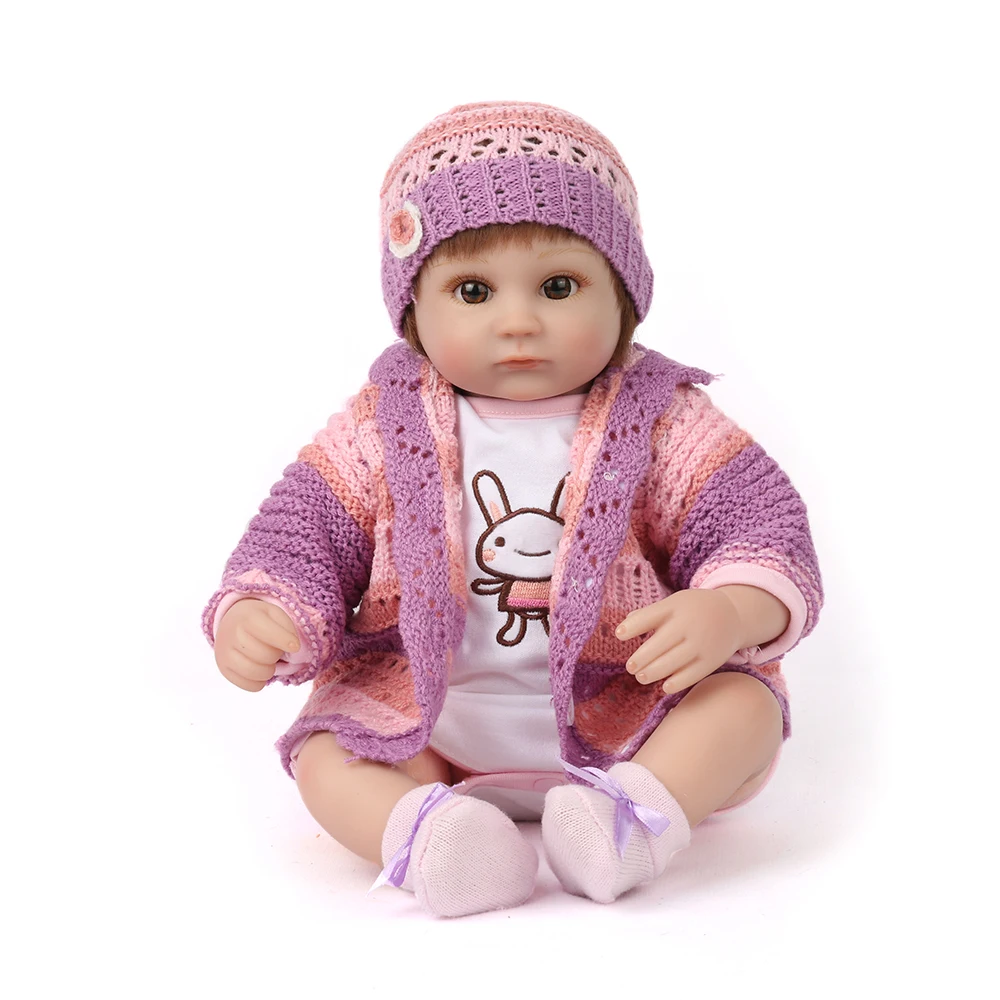 Кукла NPK Reborn Baby 45 см Реалистичная кукла подарок младенец с мягким хлопком модные