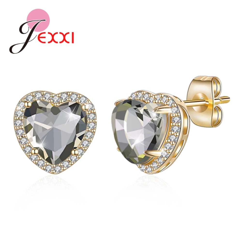 Элегантные и очаровательные разноцветные стразы с кристаллами в форме сердца