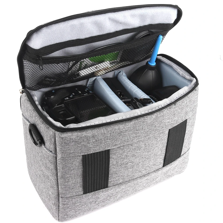 Сумка для камеры DSLR модная сумка через плечо из полиэстера камер Canon Nikon Sony FujiFilm