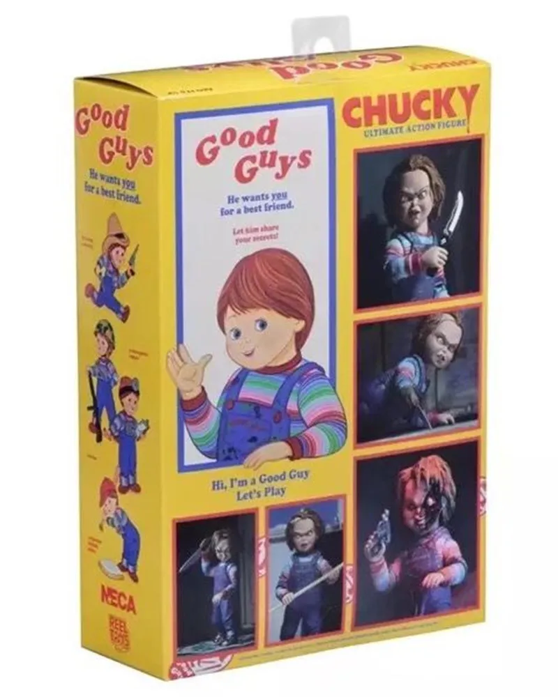 10 см NECA Good Guys Childs PlayUltimate Чаки ПВХ экшн-фигурка Коллекционная модель игрушка
