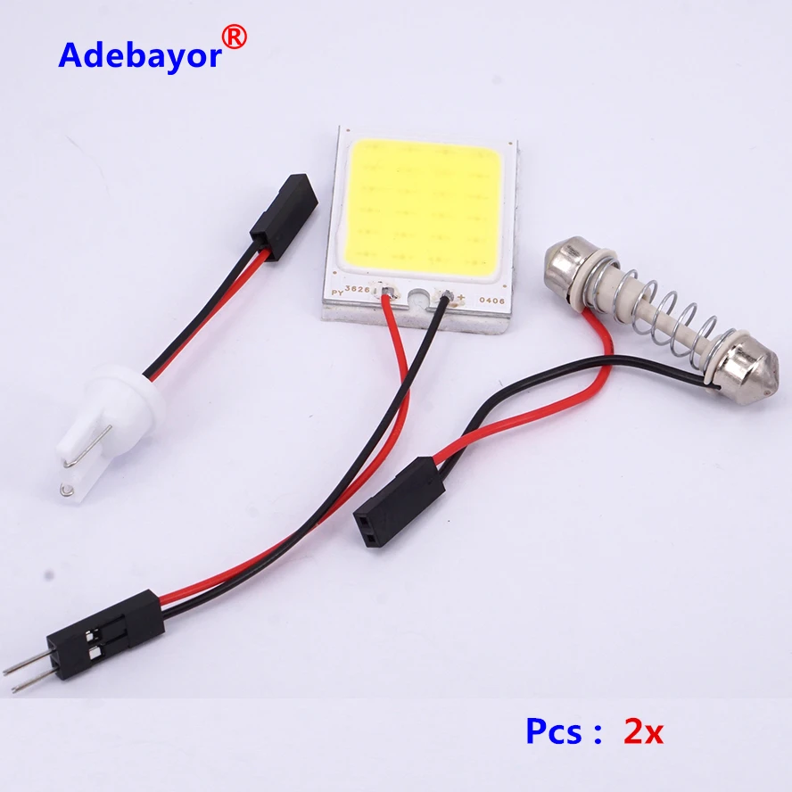 10 x Dome t10 194 w5w 24 SMD COB Светодиодная панель для автомобиля внутренняя комната