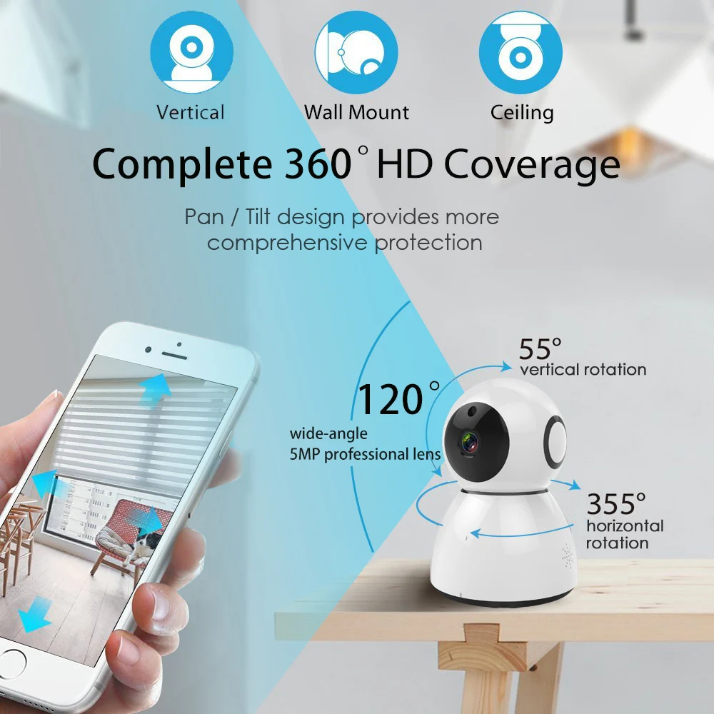 Fimei Full HD Беспроводной IP Камера 1080 P Wi Fi Товары теле и видеонаблюдения охранных зум