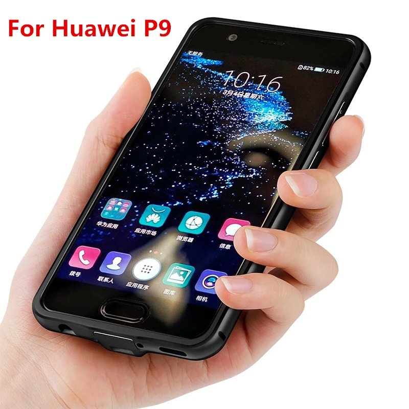 

Чехол с металлической рамкой для Huawei P9, 10000 мАч