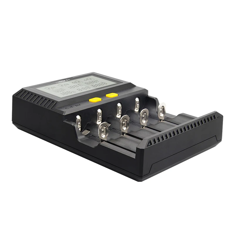 Умное зарядное устройство Miboxer 4 слота с ЖК экраном для li ion/Ni mh/Ni Cd/LiFePO4 18650 14500 26650 AAA