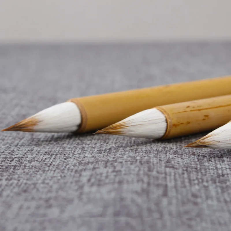 

Multiple Hairs Chinese Calligraphy Brush Pen Writing Clerical Script Grass Style Chicken Spacing Pen Chinese Painting Brush Set