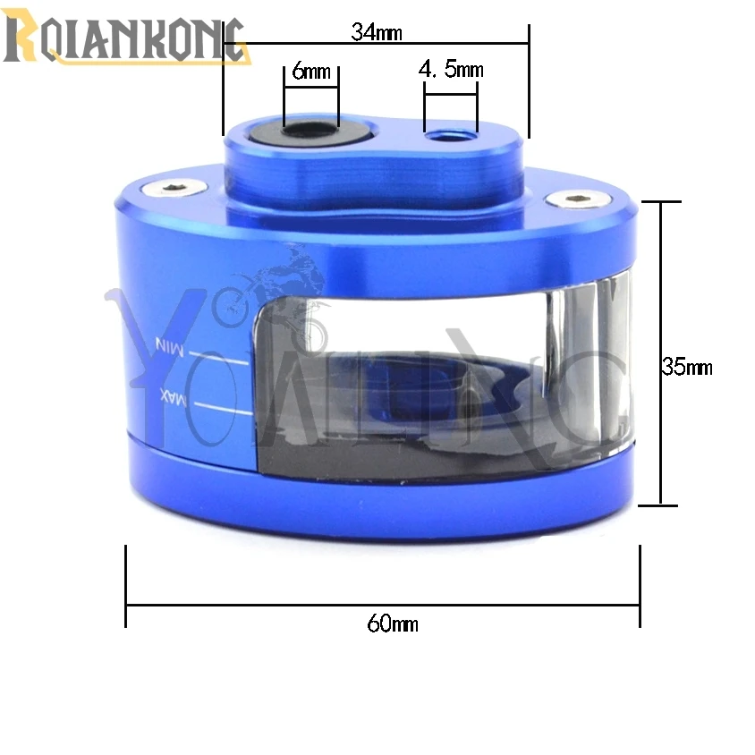 Мотоцикл CNC тормозной насос жидкости резервуар сцепления бак масло Жидкости
