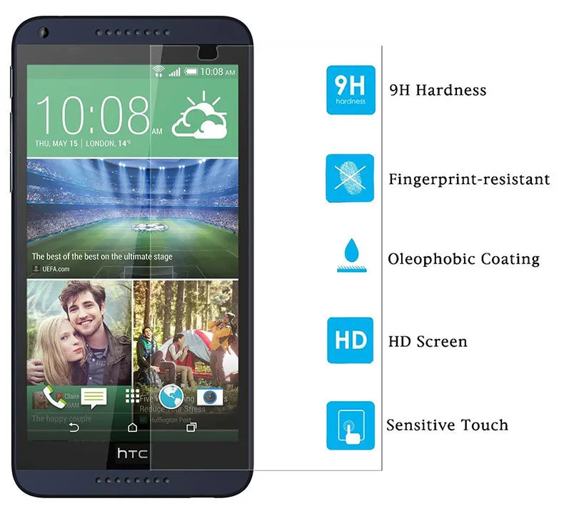Оригинальное 0 19 мм ультратонкое закаленное стекло пленка для защиты экрана HTC