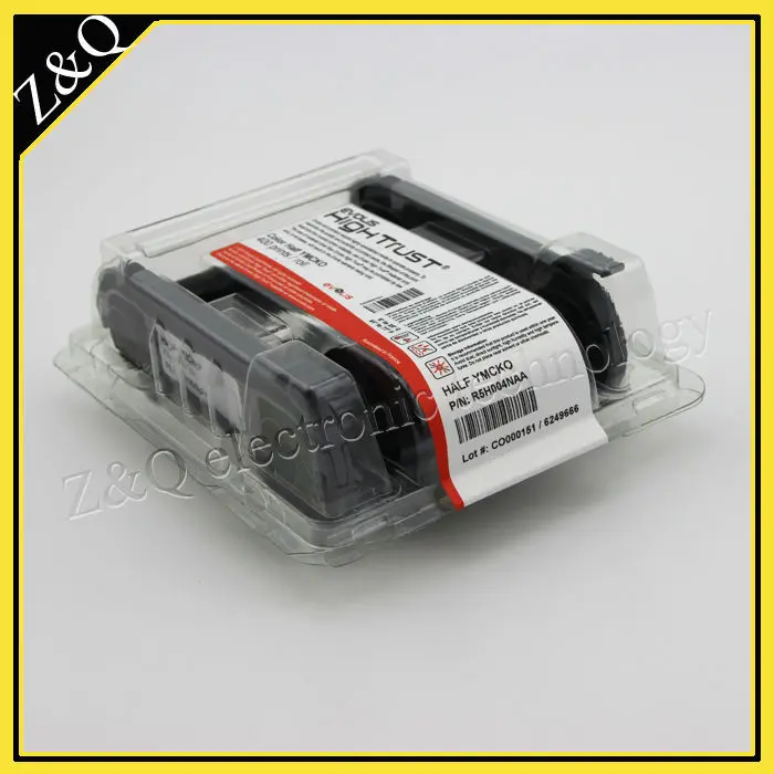 Оригинальная цветная лента Evolis R5H004NAA с половинной панелью для использования