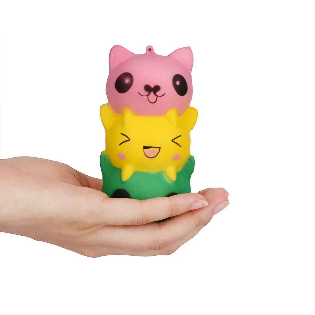 Милые мини игрушки для декомпрессии мягкий Моти Кот мягкое заживление веселье