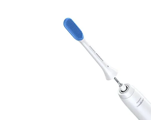 Сменные щетки для языка Philips Tonguecare HX8072, 2 насадки для зубных щеток для алмазной чистки, Smart FlexCare Platinum