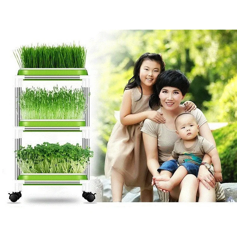 Двухслойные цветочные горшки для растений Гидропоника поднос семян поддон