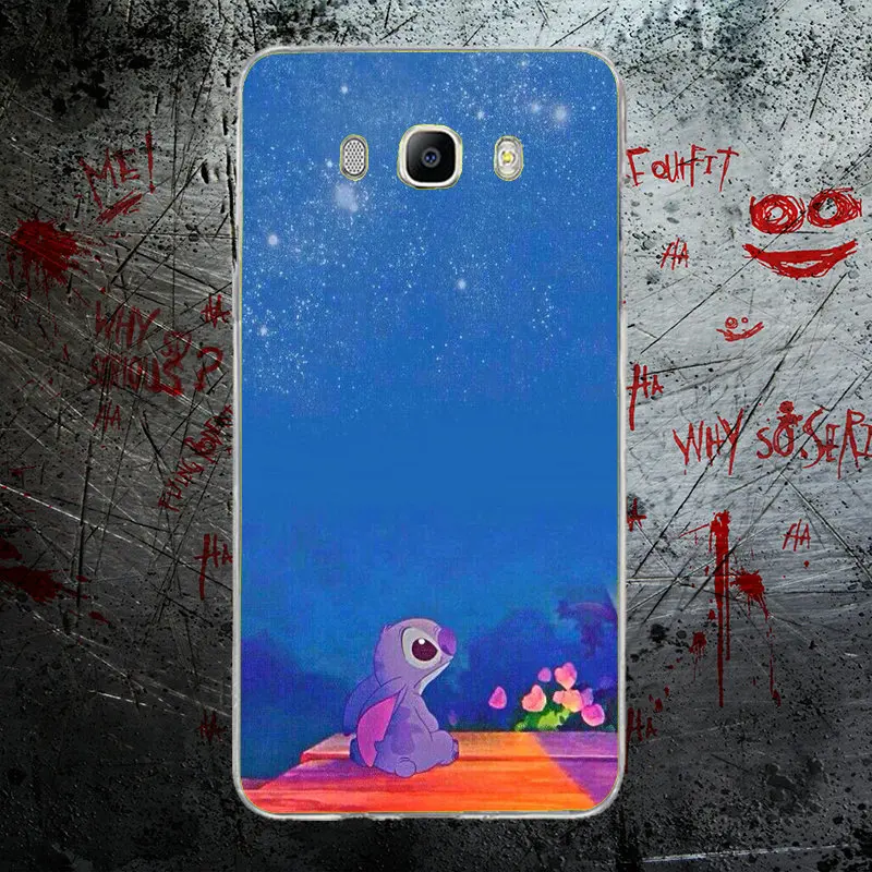 Для Samsung Galaxy A3 A5 A8 J1 J2 J3 J5 J7 основа мягкие силиконовые чехлы для мобильного телефона из термопластика Симпатичный мультфильм Лило стежка