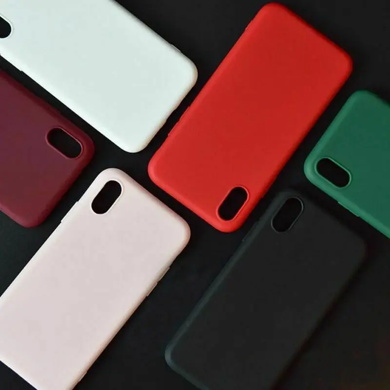 Soft Case for iphone X XS MAX XR 10 6 6S 7 8 Plus 5 5S SE Fashion Matte Silicone TPU Cell Phone Protective Cover Capa XSMAX |