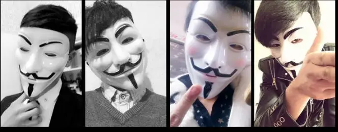 Лидер продаж Маски для вечеринок V значит вендетта Анонимные Маска Гая Фокса