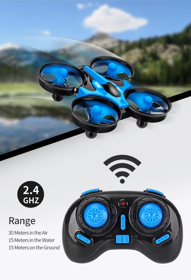 JJRC H36F 3 в 1 Мини-Дрон 3-Mode воздушная вода наземный режим удержания высоты