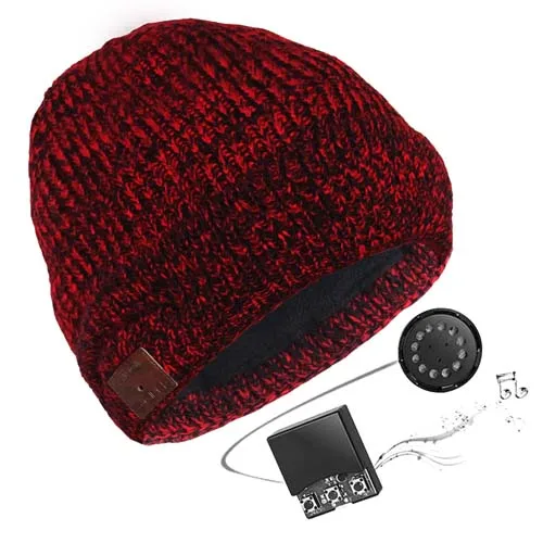 031-red JINSERTA Беспроводной шапка c наушниками Bluetooth стерео музыка Смарт Кепки BT4.2 открытый sportheadset Динамик с микрофоном для громкой связи - Цвет: 031-red
