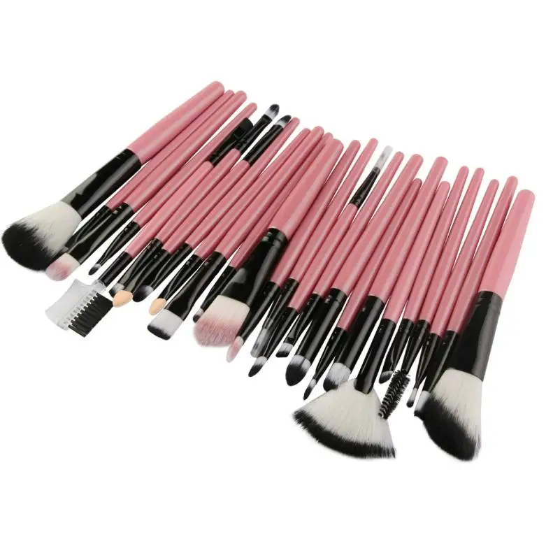 

25 pcs Makeup Brushes sets foundation Wooden handle makeup brushes kits pro brushes maquiagem Dropship Mar 12