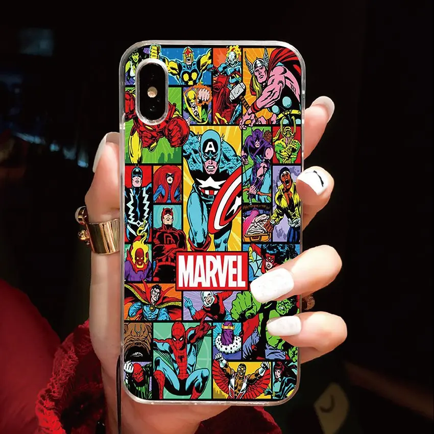 3 Чехлы Marvel Comics для samsung galaxy S10 S10 lite S10plus J6 J4 Prime Note 10 pro 10 plus Мягкий силиконовый чехол из ТПУ - Цвет: 3